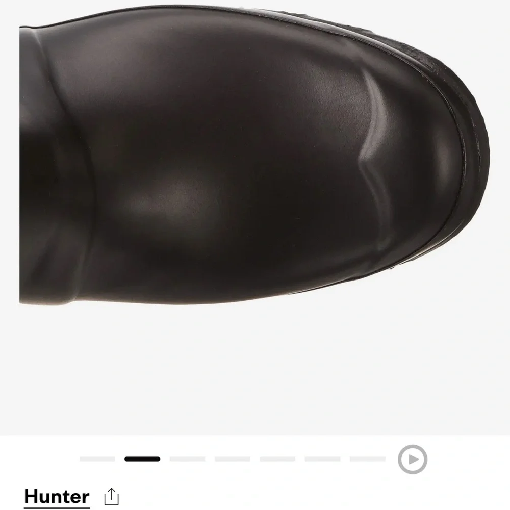 Hunter Black Original Short Rain Boots